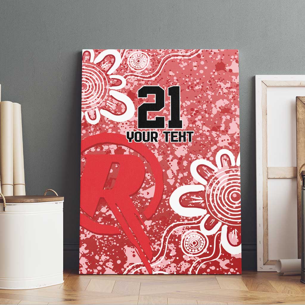Australian Renegades Cricket Custom Canvas Wall Art Minimalism Aboriginal