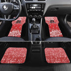 Australian Renegades Cricket Custom Car Mats Minimalism Aboriginal