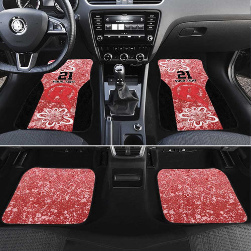 Australian Renegades Cricket Custom Car Mats Minimalism Aboriginal