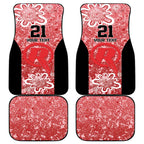Australian Renegades Cricket Custom Car Mats Minimalism Aboriginal