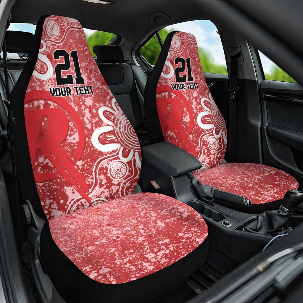 Australian Renegades Cricket Custom Car Seat Cover Minimalism Aboriginal
