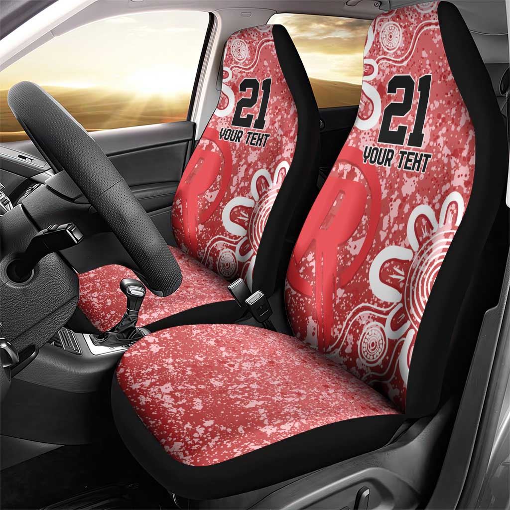 Australian Renegades Cricket Custom Car Seat Cover Minimalism Aboriginal