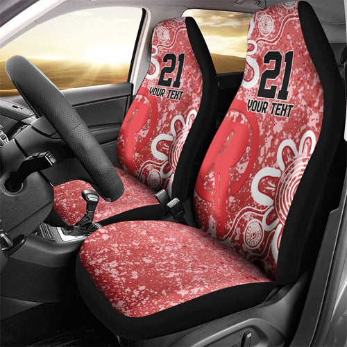 Australian Renegades Cricket Custom Car Seat Cover Minimalism Aboriginal