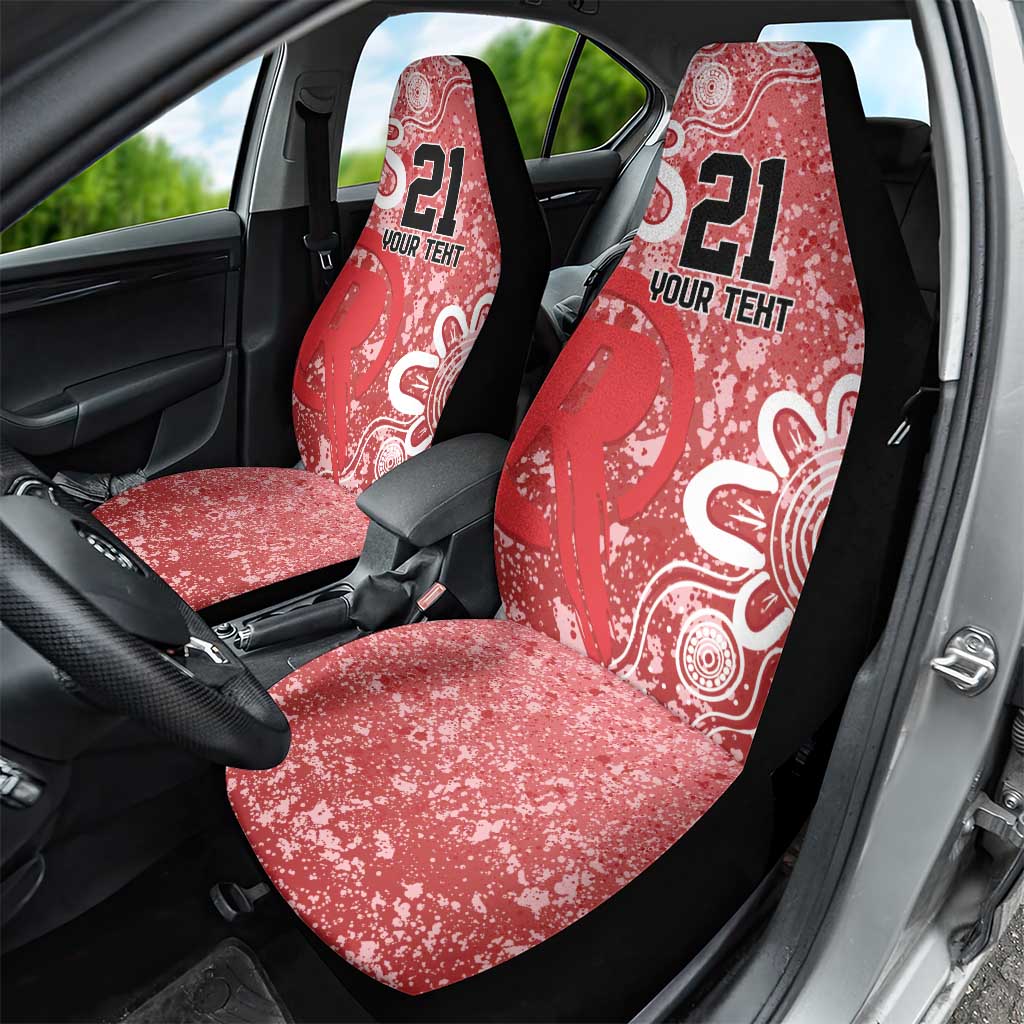 Australian Renegades Cricket Custom Car Seat Cover Minimalism Aboriginal
