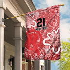 Australian Renegades Cricket Custom Garden Flag Minimalism Aboriginal