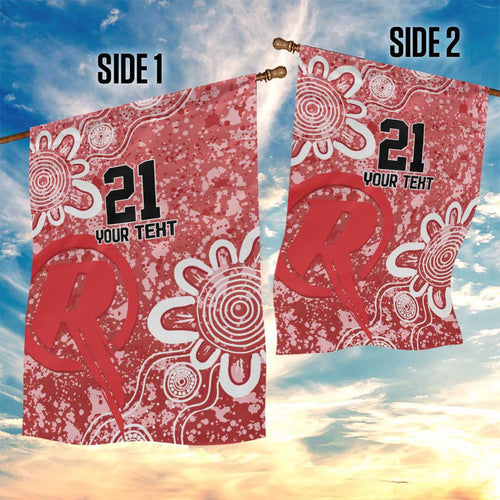 Australian Renegades Cricket Custom Garden Flag Minimalism Aboriginal