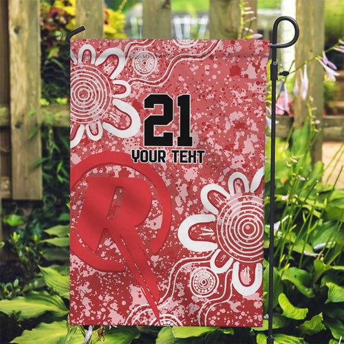 Australian Renegades Cricket Custom Garden Flag Minimalism Aboriginal