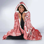 Australian Renegades Cricket Custom Hooded Blanket Minimalism Aboriginal