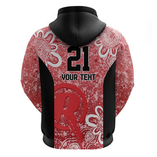 Australian Renegades Cricket Custom Hoodie Minimalism Aboriginal