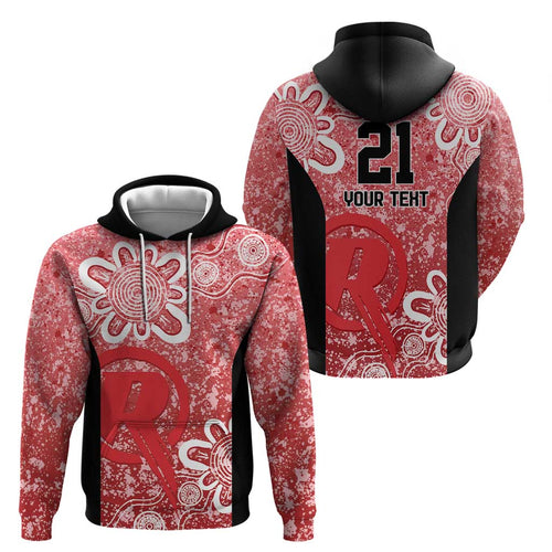 Australian Renegades Cricket Custom Hoodie Minimalism Aboriginal