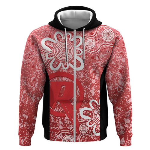 Australian Renegades Cricket Custom Hoodie Minimalism Aboriginal