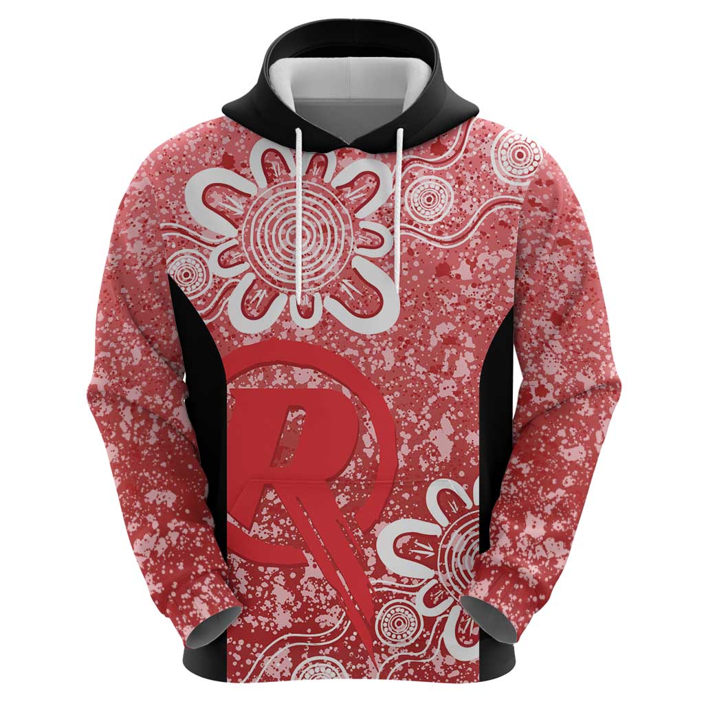 Australian Renegades Cricket Custom Hoodie Minimalism Aboriginal