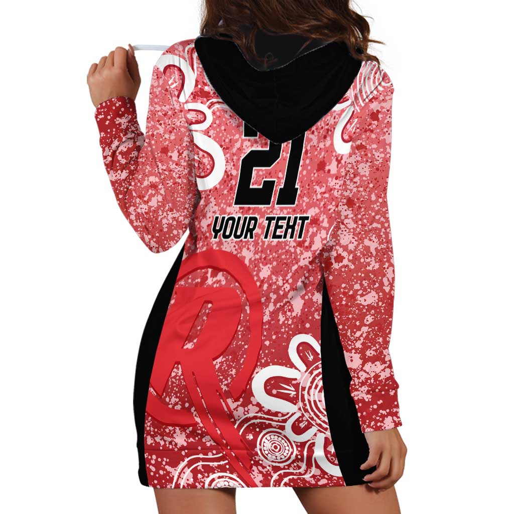 Australian Renegades Cricket Custom Hoodie Dress Minimalism Aboriginal