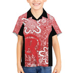 Australian Renegades Cricket Custom Kid Hawaiian Shirt Minimalism Aboriginal