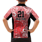 Australian Renegades Cricket Custom Kid Hawaiian Shirt Minimalism Aboriginal