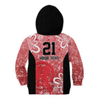 Australian Renegades Cricket Custom Kid Hoodie Minimalism Aboriginal