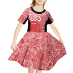 Australian Renegades Cricket Custom Kid Short Sleeve Dress Minimalism Aboriginal