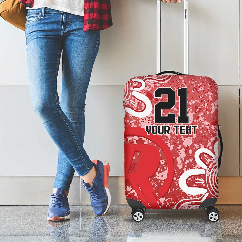 Australian Renegades Cricket Custom Luggage Cover Minimalism Aboriginal