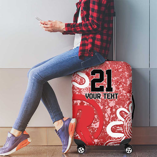 Australian Renegades Cricket Custom Luggage Cover Minimalism Aboriginal
