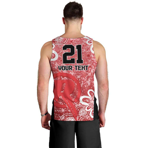 Australian Renegades Cricket Custom Men Tank Top Minimalism Aboriginal
