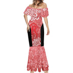 Australian Renegades Cricket Custom Mermaid Dress Minimalism Aboriginal