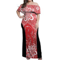 Australian Renegades Cricket Custom Off Shoulder Maxi Dress Minimalism Aboriginal