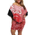Australian Renegades Cricket Custom Off Shoulder Short Dress Minimalism Aboriginal