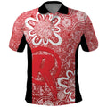 Australian Renegades Cricket Custom Polo Shirt Minimalism Aboriginal