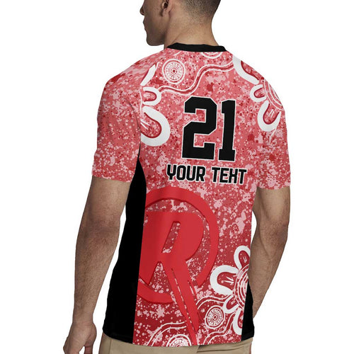 Australian Renegades Cricket Custom Rugby Jersey Minimalism Aboriginal
