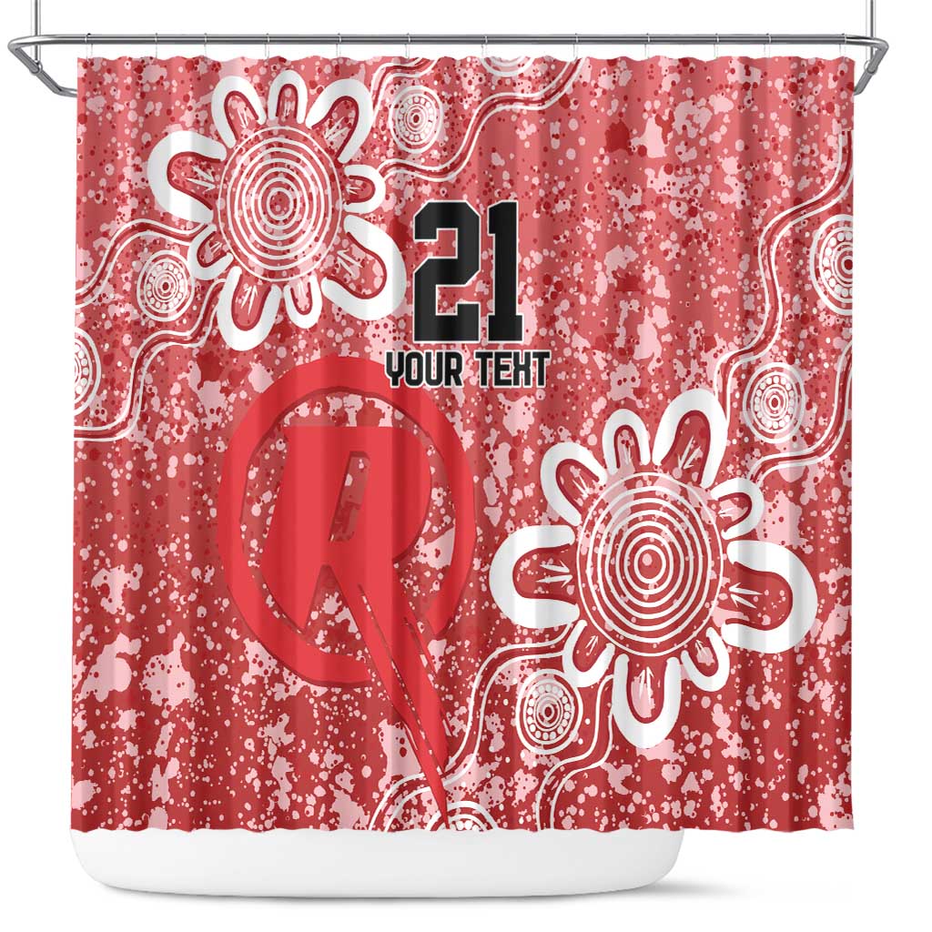 Australian Renegades Cricket Custom Shower Curtain Minimalism Aboriginal
