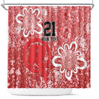 Australian Renegades Cricket Custom Shower Curtain Minimalism Aboriginal