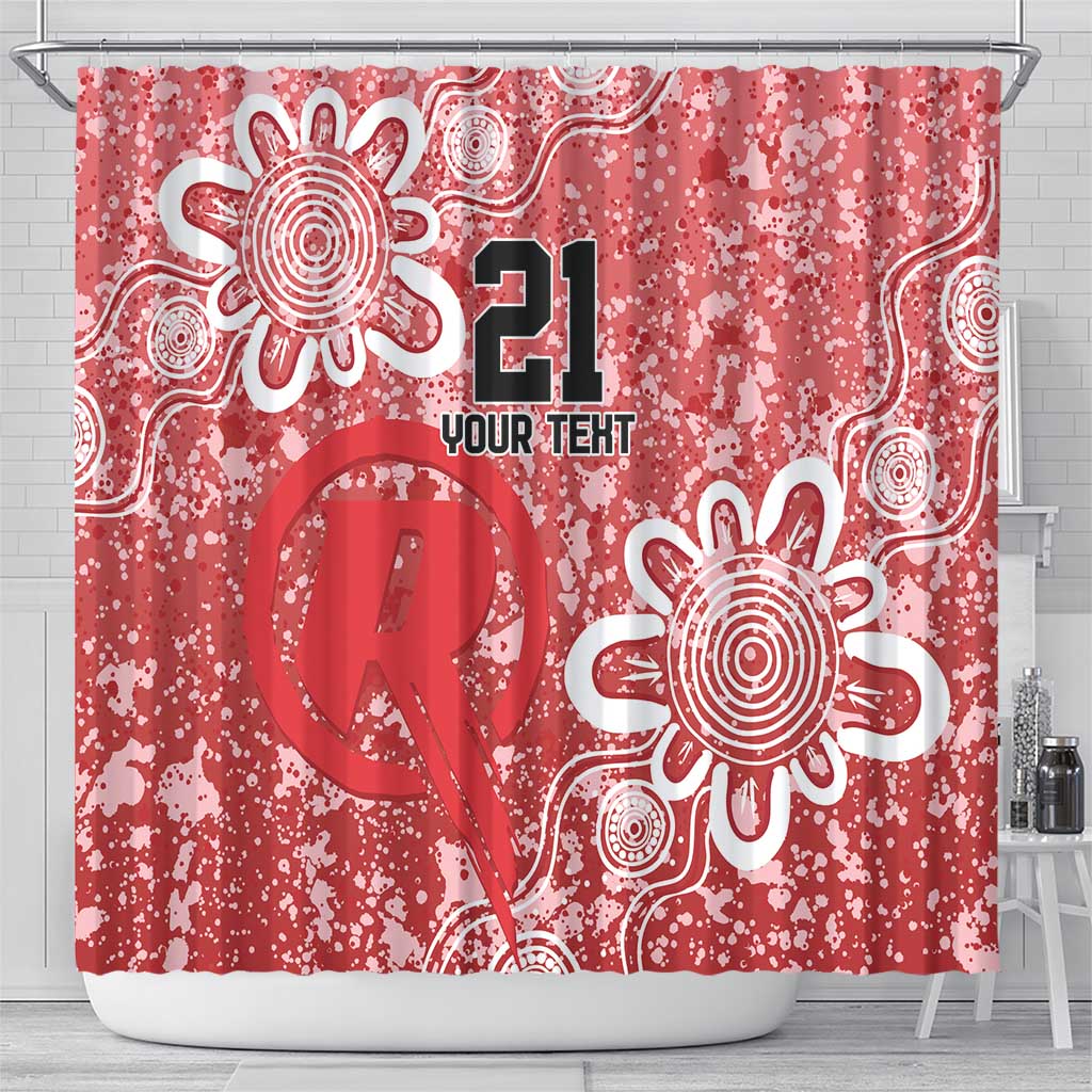 Australian Renegades Cricket Custom Shower Curtain Minimalism Aboriginal
