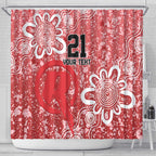 Australian Renegades Cricket Custom Shower Curtain Minimalism Aboriginal