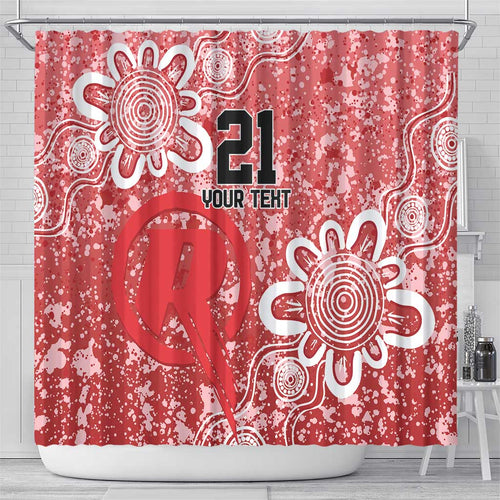 Australian Renegades Cricket Custom Shower Curtain Minimalism Aboriginal