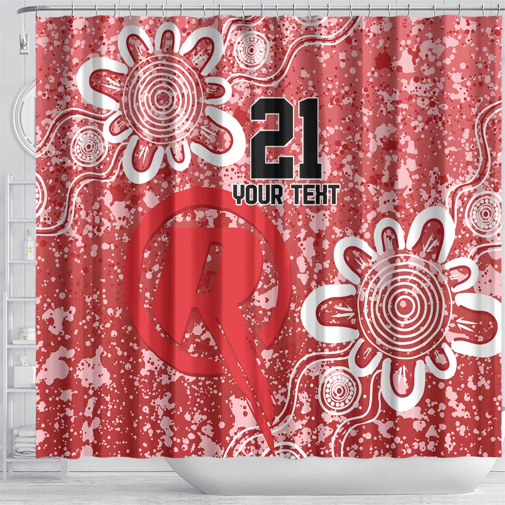 Australian Renegades Cricket Custom Shower Curtain Minimalism Aboriginal