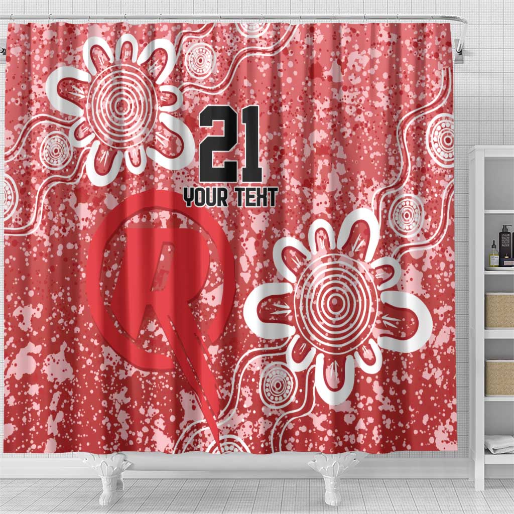 Australian Renegades Cricket Custom Shower Curtain Minimalism Aboriginal