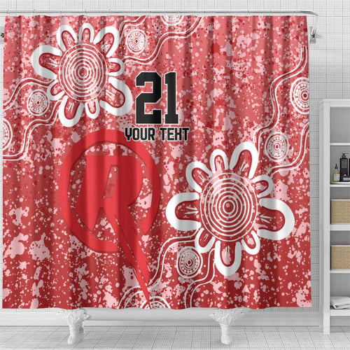 Australian Renegades Cricket Custom Shower Curtain Minimalism Aboriginal