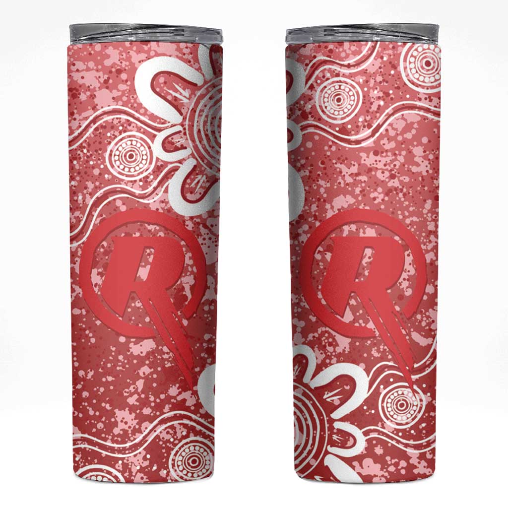 Australian Renegades Cricket Custom Skinny Tumbler Minimalism Aboriginal