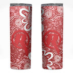 Australian Renegades Cricket Custom Skinny Tumbler Minimalism Aboriginal
