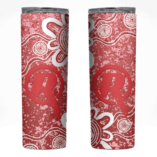 Australian Renegades Cricket Custom Skinny Tumbler Minimalism Aboriginal