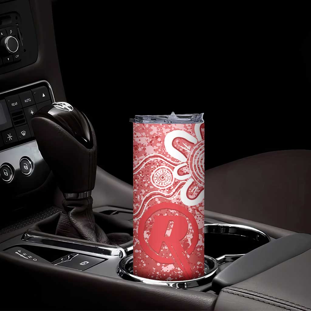 Australian Renegades Cricket Custom Skinny Tumbler Minimalism Aboriginal