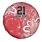 Australian Renegades Cricket Custom Spare Tire Cover Minimalism Aboriginal