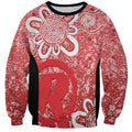 Australian Renegades Cricket Custom Sweatshirt Minimalism Aboriginal