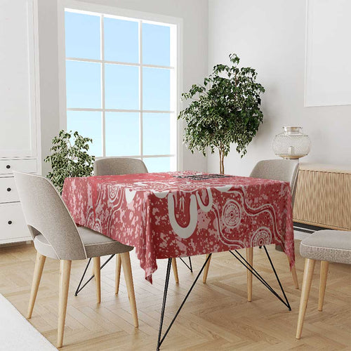 Australian Renegades Cricket Custom Tablecloth Minimalism Aboriginal