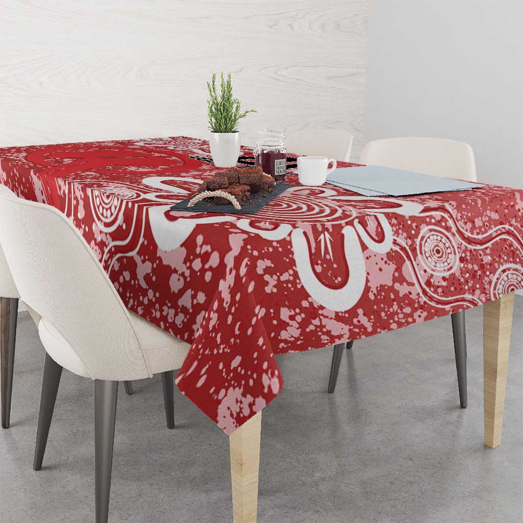 Australian Renegades Cricket Custom Tablecloth Minimalism Aboriginal