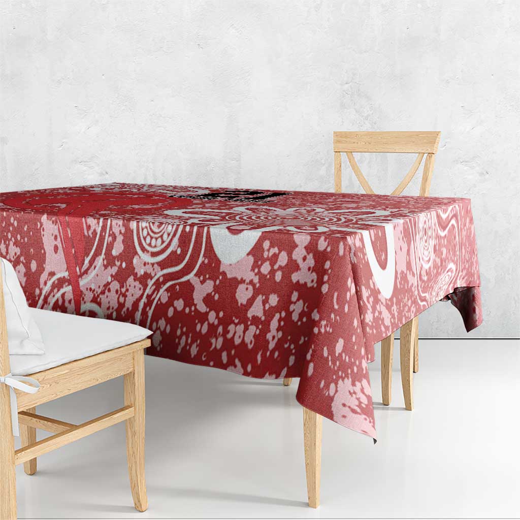 Australian Renegades Cricket Custom Tablecloth Minimalism Aboriginal