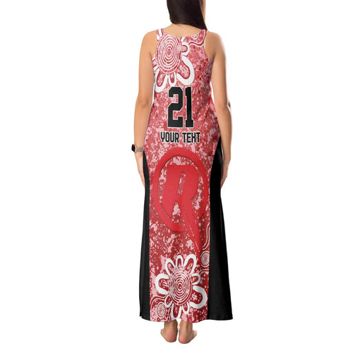 Australian Renegades Cricket Custom Tank Maxi Dress Minimalism Aboriginal