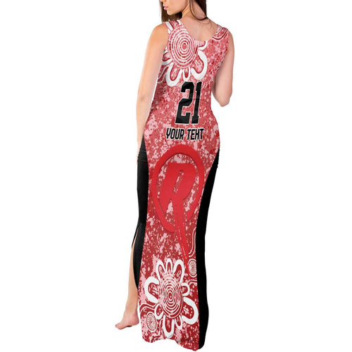 Australian Renegades Cricket Custom Tank Maxi Dress Minimalism Aboriginal
