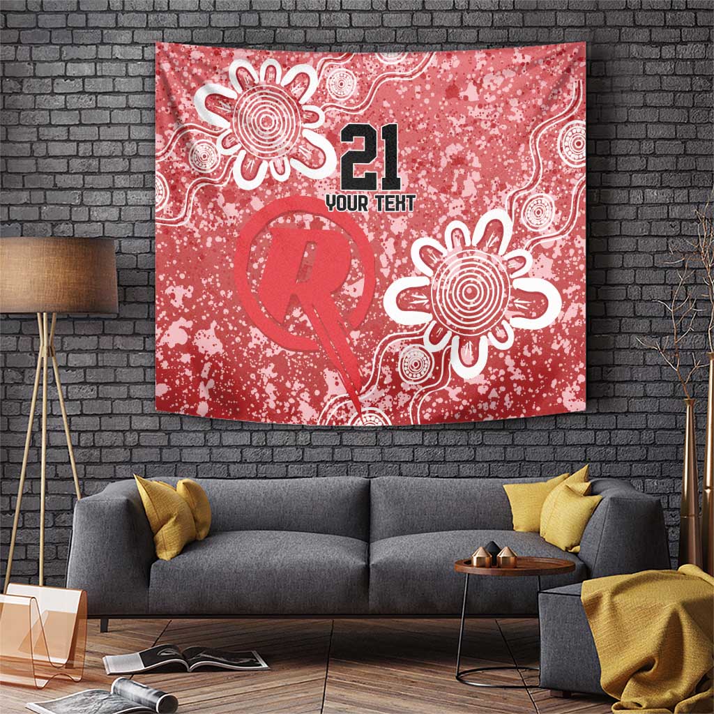 Australian Renegades Cricket Custom Tapestry Minimalism Aboriginal