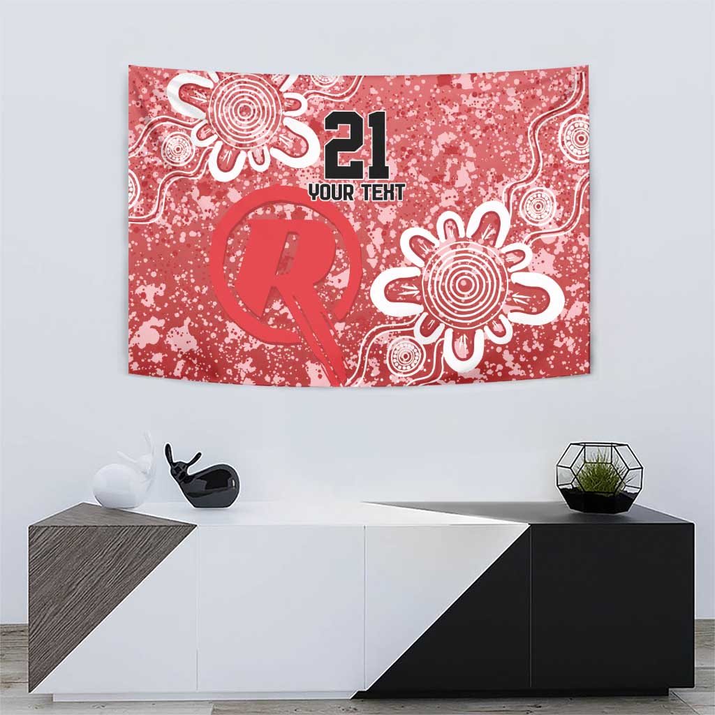 Australian Renegades Cricket Custom Tapestry Minimalism Aboriginal